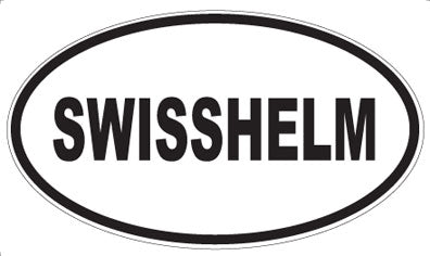 SWISSHELM - Oval Sticker