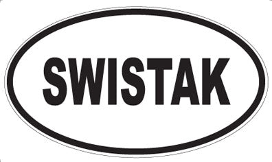 SWISTAK - Oval Sticker