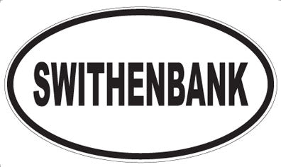 SWITHENBANK - Oval Sticker