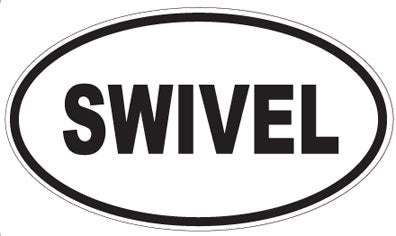 SWIVEL - Oval Sticker
