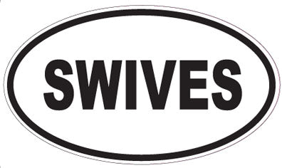 SWIVES - Oval Sticker