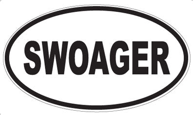 SWOAGER - Oval Sticker