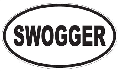 SWOGGER - Oval Sticker