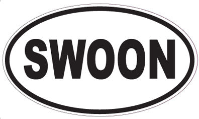 SWOON - Oval Magnet