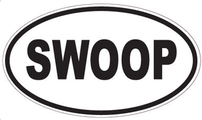 SWOOP - Oval Magnet