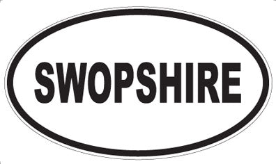 SWOPSHIRE - Oval Sticker