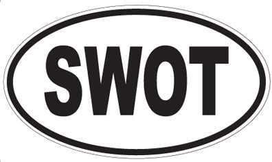 SWOT - Oval Sticker
