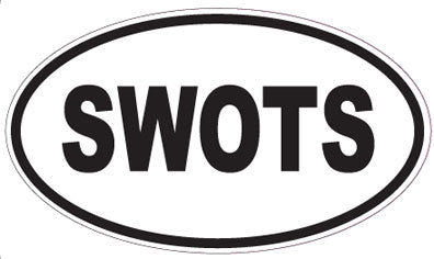 SWOTS - Oval Sticker