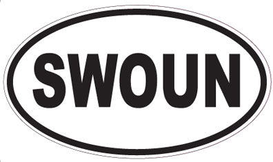SWOUN - Oval Sticker