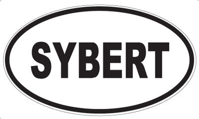 SYBERT - Oval Sticker