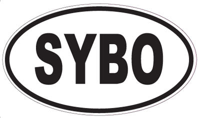 SYBO - Oval Sticker
