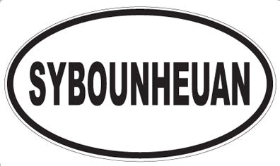 SYBOUNHEUAN - Oval Sticker