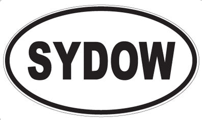 SYDOW - Oval Sticker