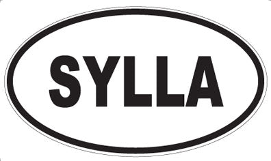 SYLLA - Oval Sticker