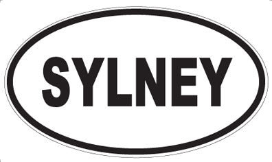 SYLNEY - Oval Sticker