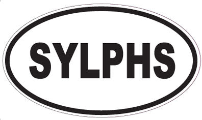 SYLPHS - Oval Sticker