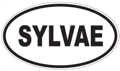 SYLVAE - Oval Sticker