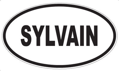 SYLVAIN - Oval Sticker