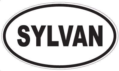 SYLVAN - Oval Sticker