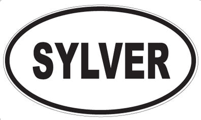 SYLVER - Oval Sticker