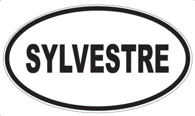SYLVESTRE - Oval Sticker