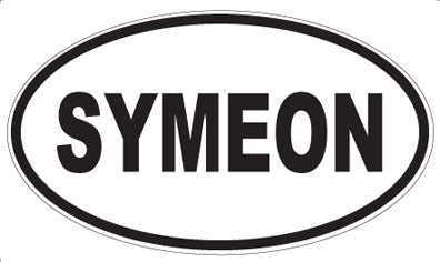 SYMEON - Oval Sticker