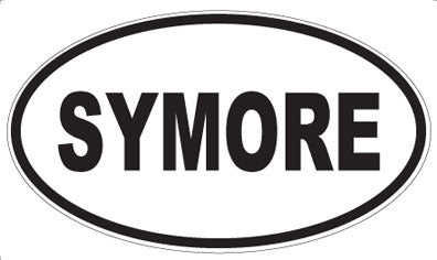 SYMORE - Oval Sticker
