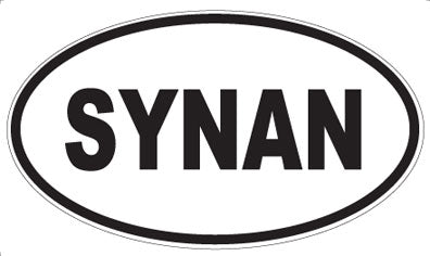 SYNAN - Oval Sticker