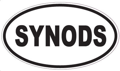 SYNODS - Oval Sticker