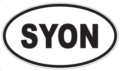 SYON - Oval Sticker