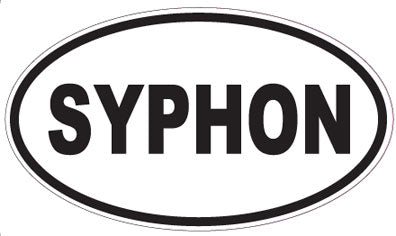 SYPHON - Oval Sticker
