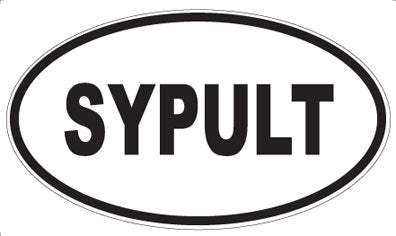 SYPULT - Oval Sticker