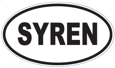 SYREN - Oval Magnet
