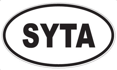 SYTA - Oval Sticker