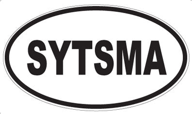 SYTSMA - Oval Sticker
