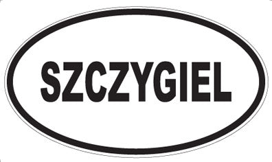 SZCZYGIEL - Oval Sticker