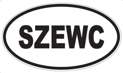 SZEWC - Oval Sticker
