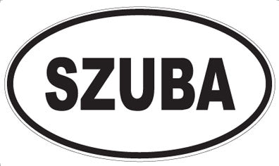 SZUBA - Oval Sticker