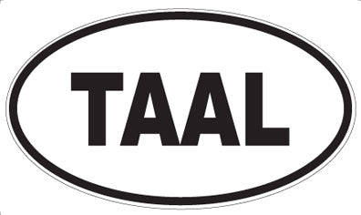 TAAL - Oval Sticker