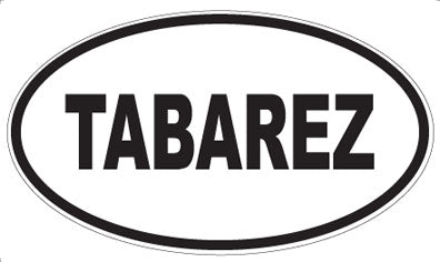 TABAREZ - Oval Sticker