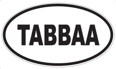 TABBAA - Oval Sticker