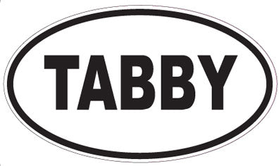 TABBY - Oval Magnet