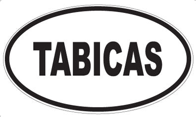 TABICAS - Oval Sticker