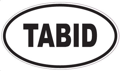 TABID - Oval Magnet