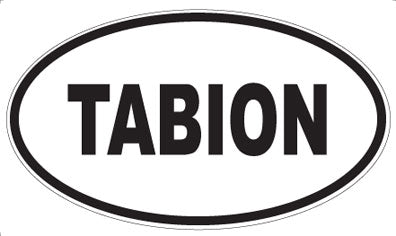 TABION - Oval Sticker