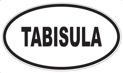 TABISULA - Oval Sticker