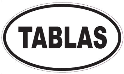 TABLAS - Oval Sticker