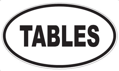 TABLES - Oval Magnet