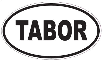 TABOR - Oval Magnet
