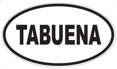 TABUENA - Oval Sticker